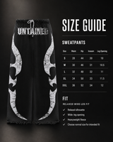 UNTAINED BLACK SWEATPANTS - FLAMME 2