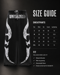 UNTAINED BLACK SWEATPANTS - FLAMME 2