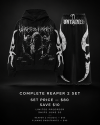 UNTAINED Reaper 2 Tracksuit Set — Hoodie + Sweatpants (Preorder)