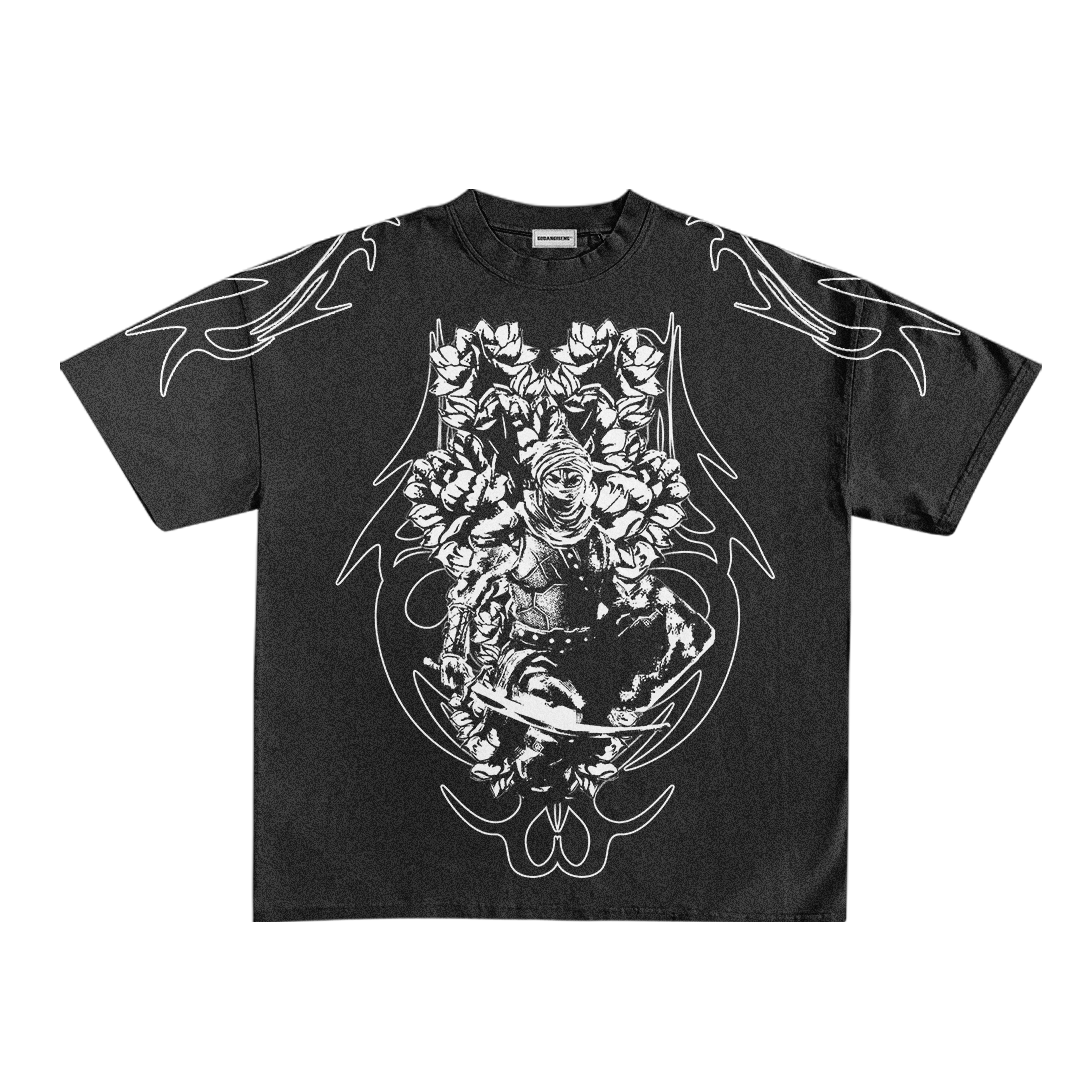 UNTAINED BLACK SHIRT - FLEUR WARRIOR