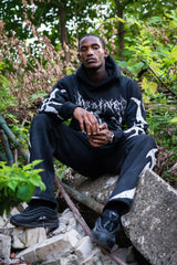 UNTAINED Reaper 2 Hoodie — Distressed Black