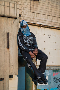 UNTAINED BLACK SWEATPANTS - FLAMME 2