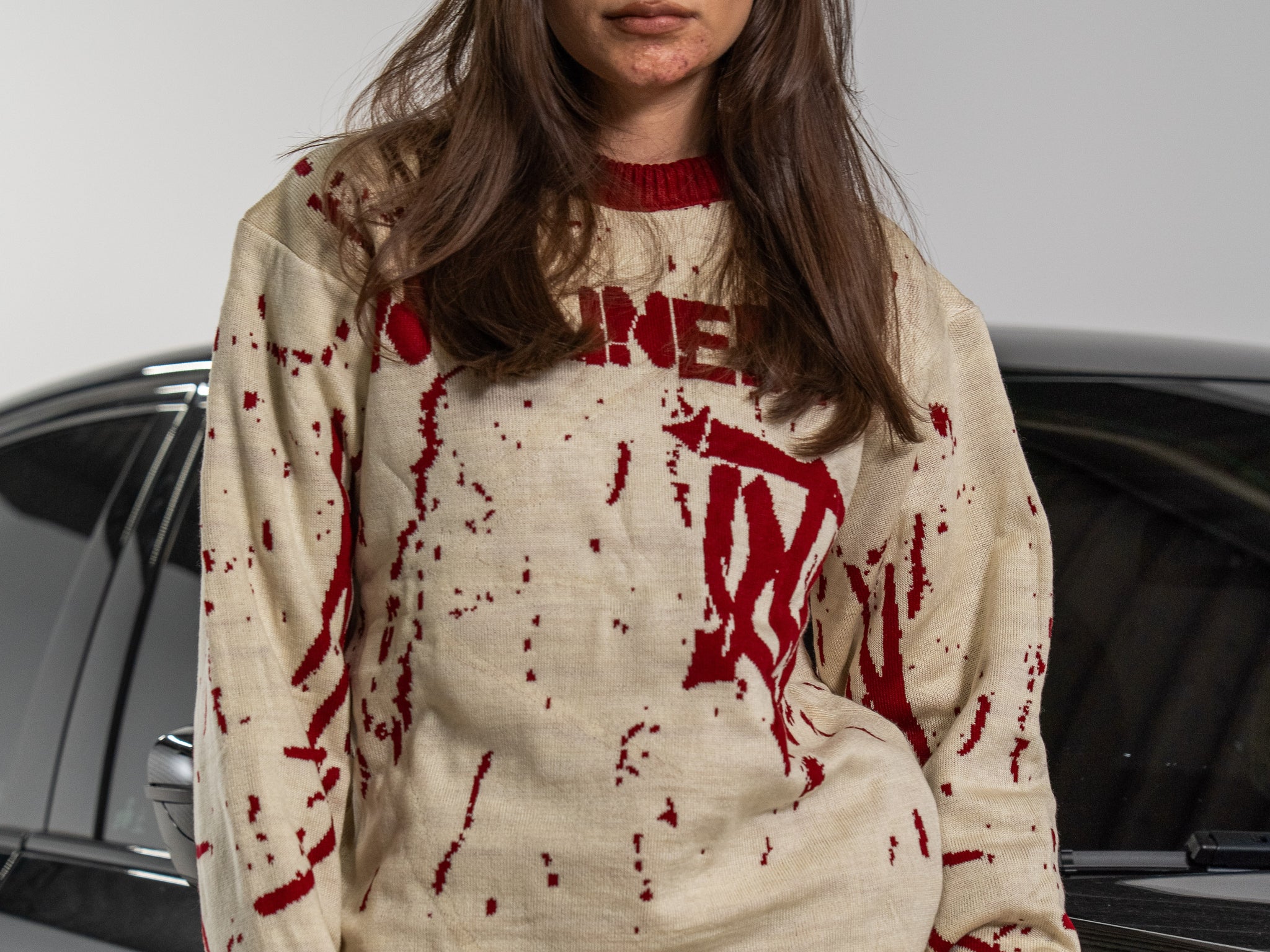 UNTAINED KNIT – BLOOD SNOW