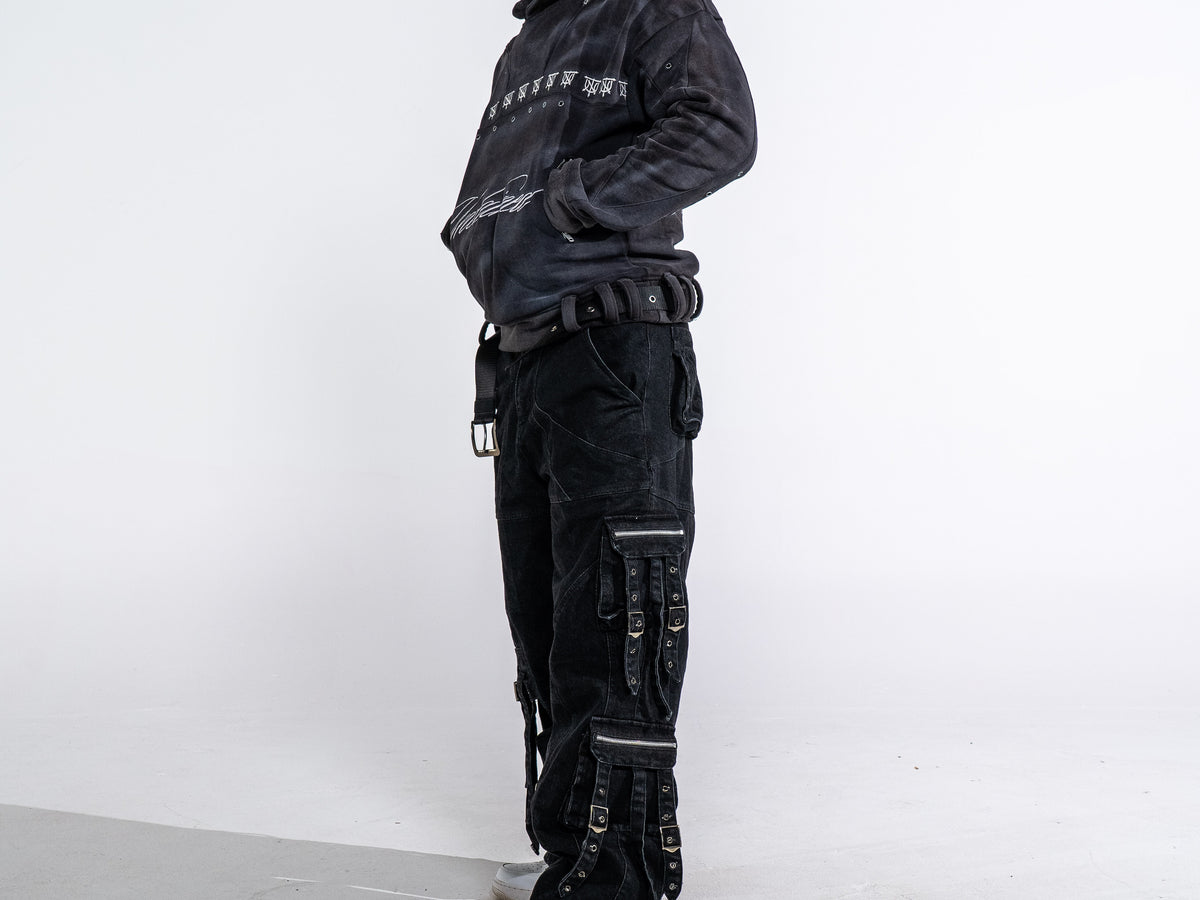 UNTAINED Ghost Ops cargo pants worn by a model